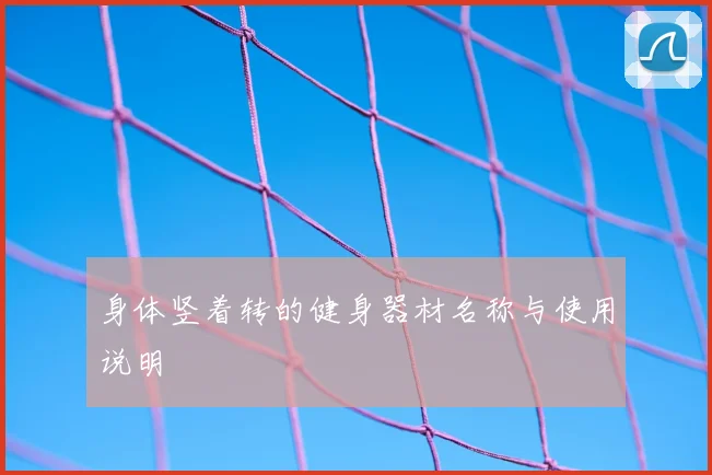 身体竖着转的健身器材名称与使用说明